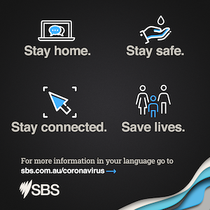 SBS infographic stay home save lives